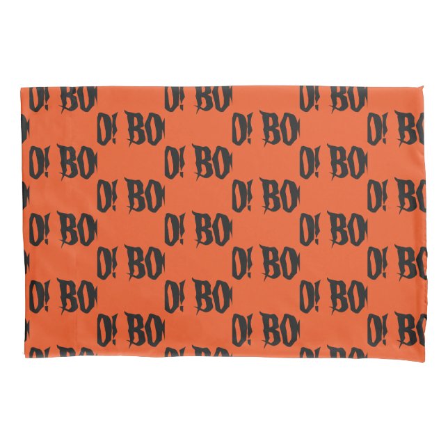 ¡Halloween BOO! Funda de cojín (Anverso)
