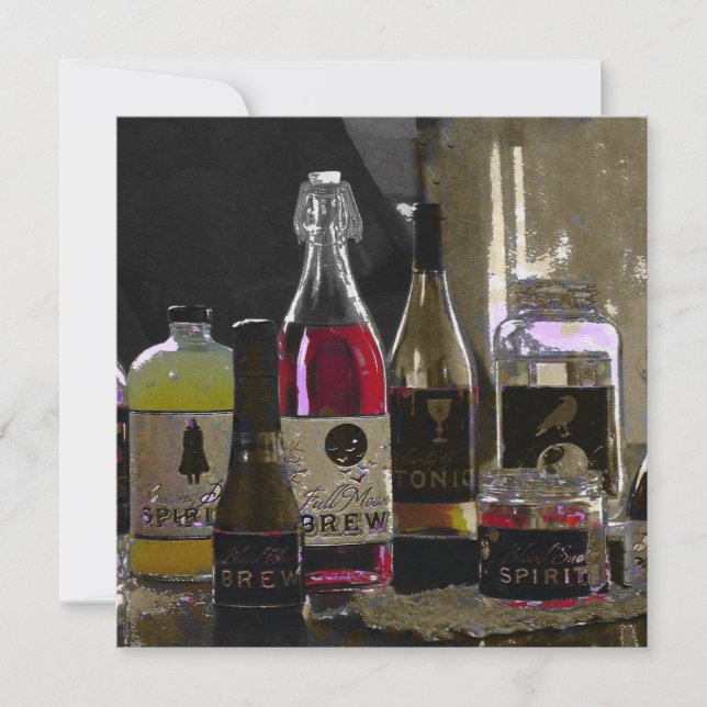 Halloween Brew ~ Invitaciones (Anverso)