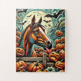 Halloween Caballo 30 piezas rompecabezas de niños