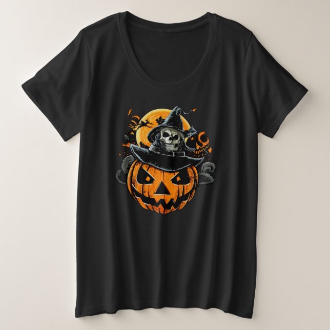 Halloween/calabaza/calavera/caída (Anverso del diseño)