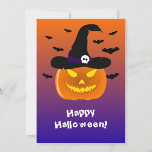 Halloween Calabaza Jack o’ Lantern Witch Gorra
