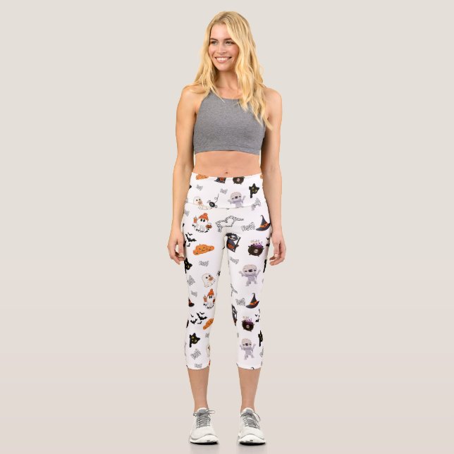 Halloween Capri Leggings (Anverso)