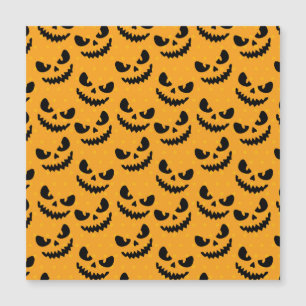 Halloween: caras de miedo, estilo vintage.