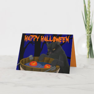 Halloween carda las tarjetas de encargo de encargo