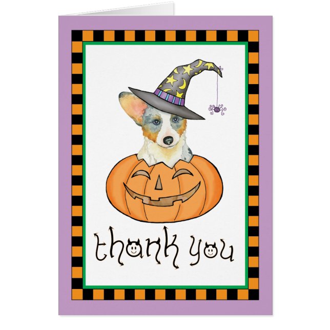 Halloween Cardigan Welsh Corgi (Frente)