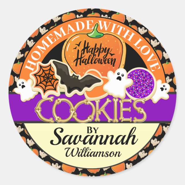 Halloween Casero Con Pegatina De Amor (Anverso)