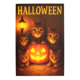 Halloween con arte digital Naranja gato