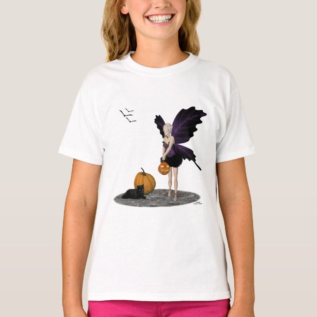 Halloween con camiseta de Chicas de calabaza (Anverso)