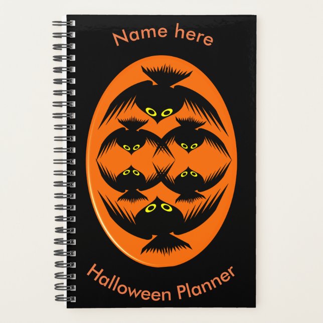Halloween cruza a planificador Personalizado (Anverso)