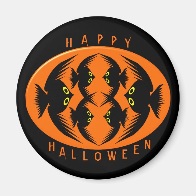 Halloween cruza el imán (Frente)