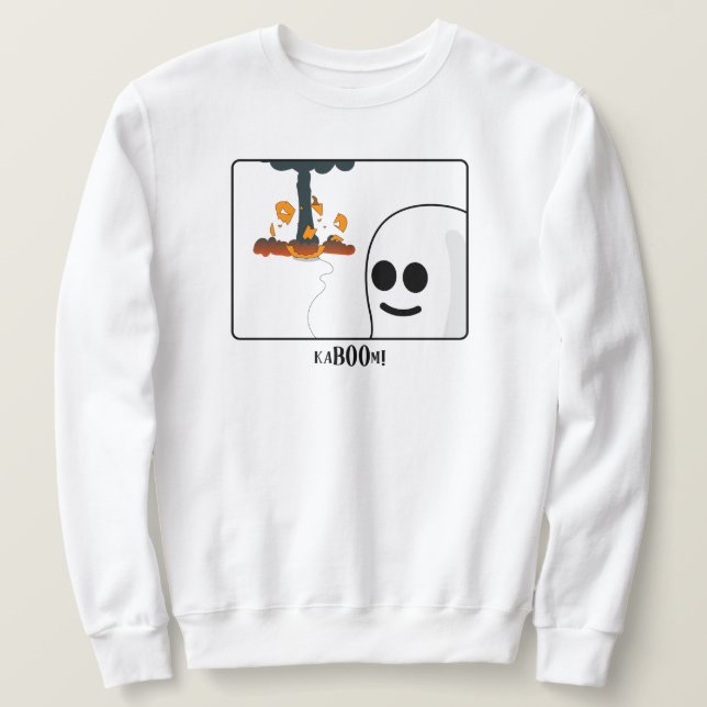 Halloween Cute Funny Meme Sweater (Anverso del diseño)