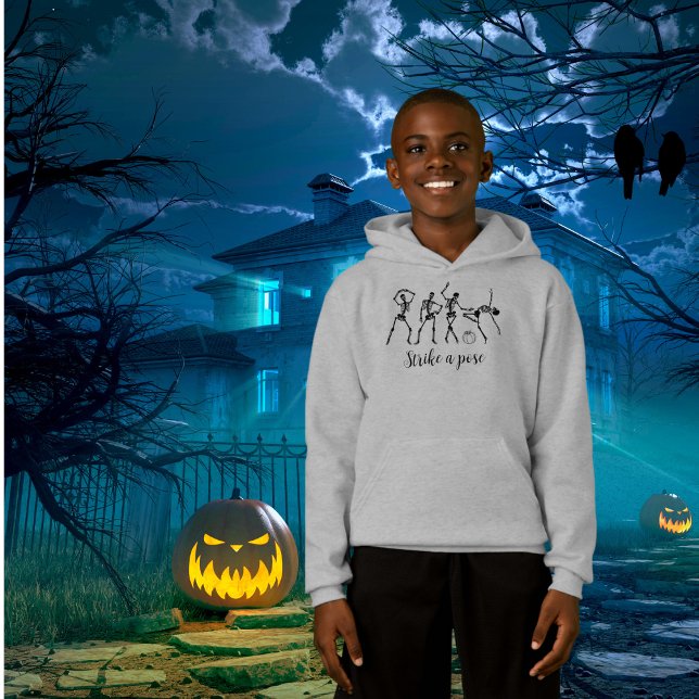 Halloween Dancing Skeleton Strike A Pose Funny (Subido por el creador)