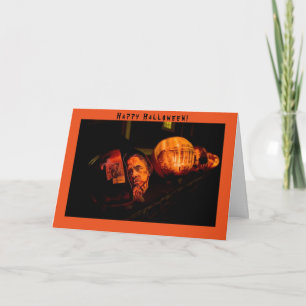 Halloween de Barack Obama - Tarjeta de saludo