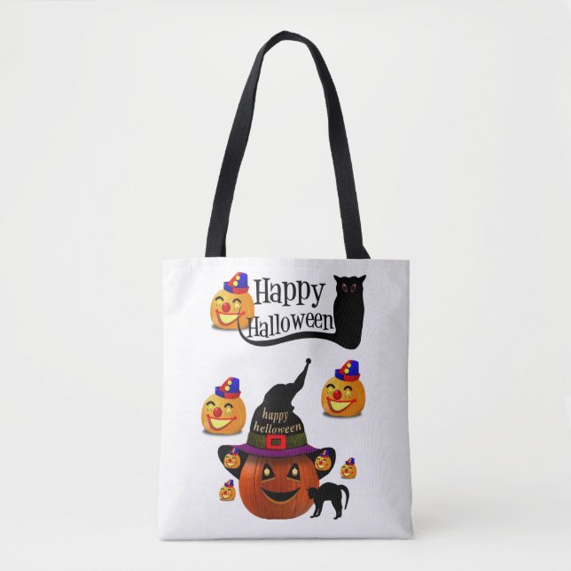 halloween de bolsos de tote (Anverso)