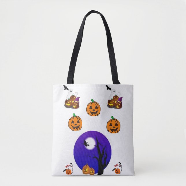 halloween de bolsos de tote (Anverso)