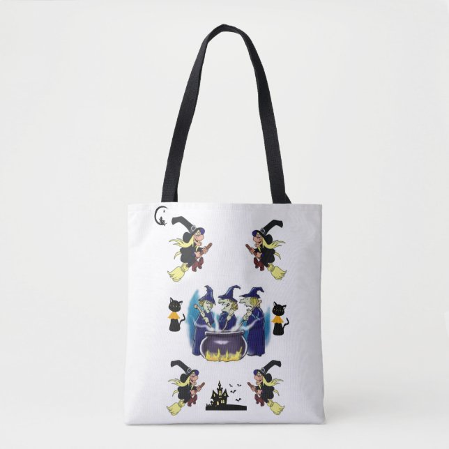 halloween de bolsos de tote (Anverso)