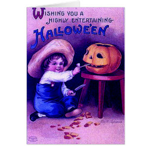 Halloween de entretenimiento vintage