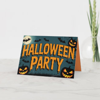 Halloween de invitaciones a fiestas