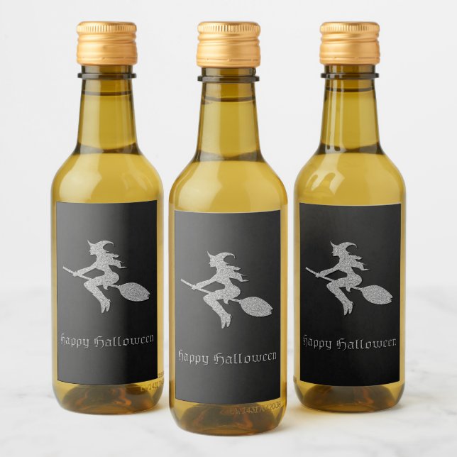 Halloween de la Bruja Voladora de Plata (Botellas)