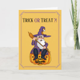 Halloween de la tarjeta navideña