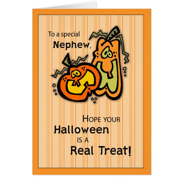 Halloween de las calabazas de los sobrinos (Frente)