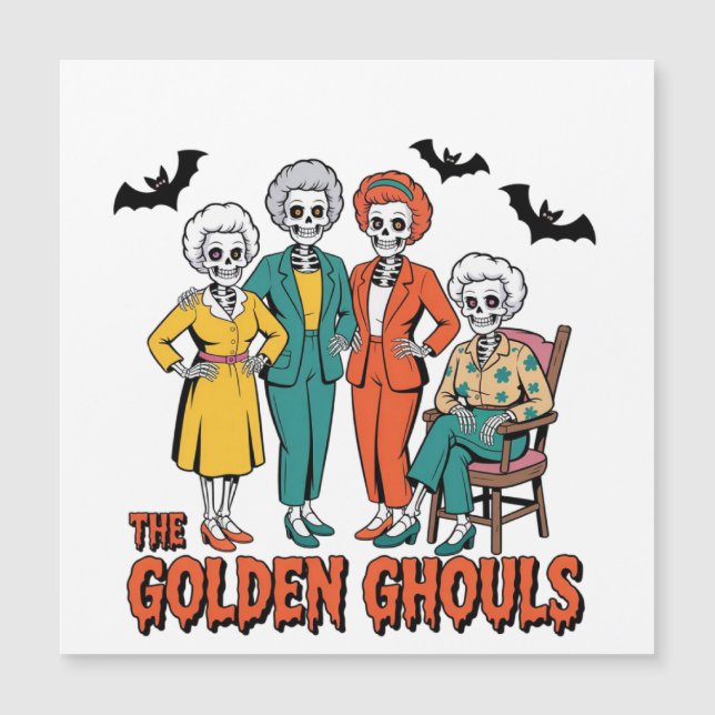 Halloween de los Chicas Golden Ghouls (Anverso)
