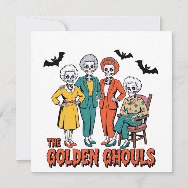 Halloween de los Chicas Golden Ghouls (Anverso)