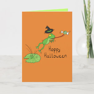 Halloween de lúpulo - tarjeta de felicitación