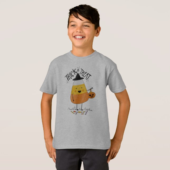 Halloween de maíz dulce o truco | Camiseta (Anverso completo)