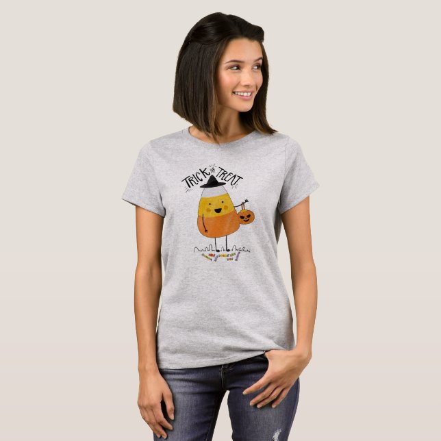 Halloween de maíz dulce o truco | Camiseta (Anverso completo)