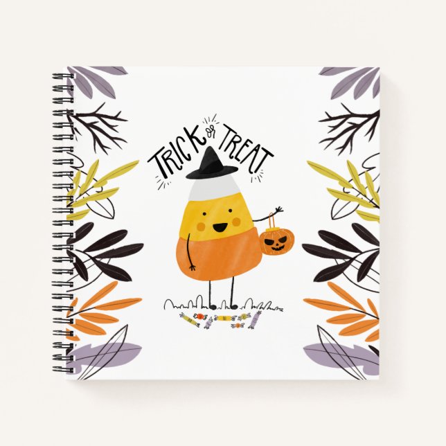 Halloween de maíz dulce o truco | Cuaderno (Anverso)