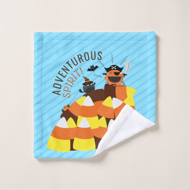 Halloween de Mochi - Feliz Pirata sube a la montañ (Toallita)