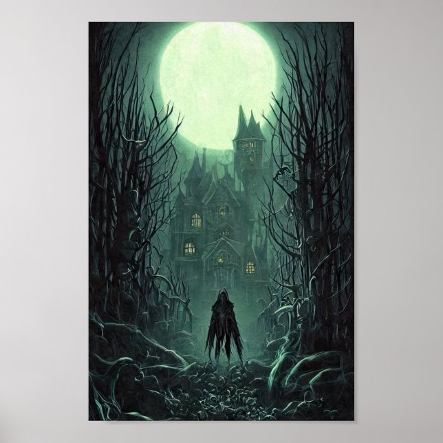 Halloween Decoración Poster Creepy Ghoul (Frente)