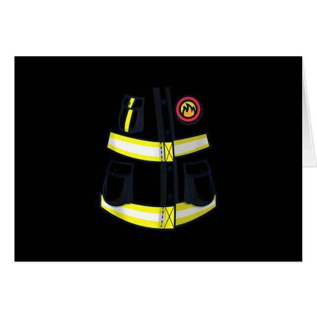 Halloween del disfraz de bombero (Anverso (Horizontal))