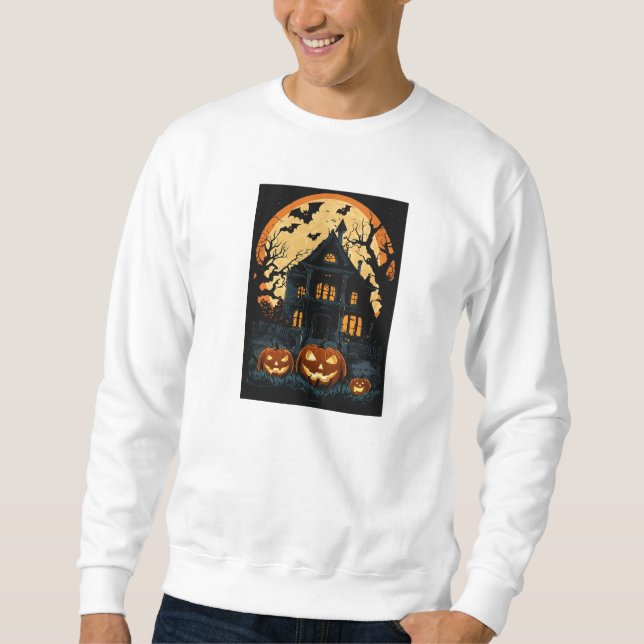 Halloween Design Men, es sudadera básica (Anverso)