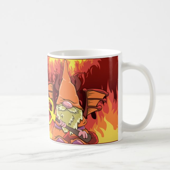 Halloween Devil Gnome Coffee Mug, Copa (Derecha)
