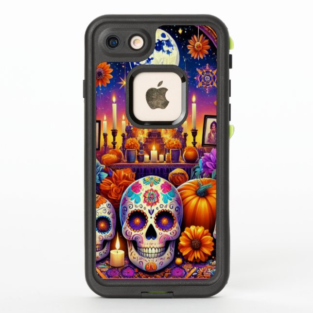 Halloween divertido para Fundas de iPhone 8/7 (Reverso)