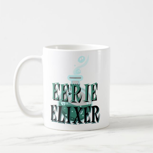 halloween divertido taza de café eerie elixer mug (Izquierda)