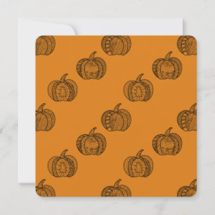 Halloween doodles boho zentangles pumpkins Autumn