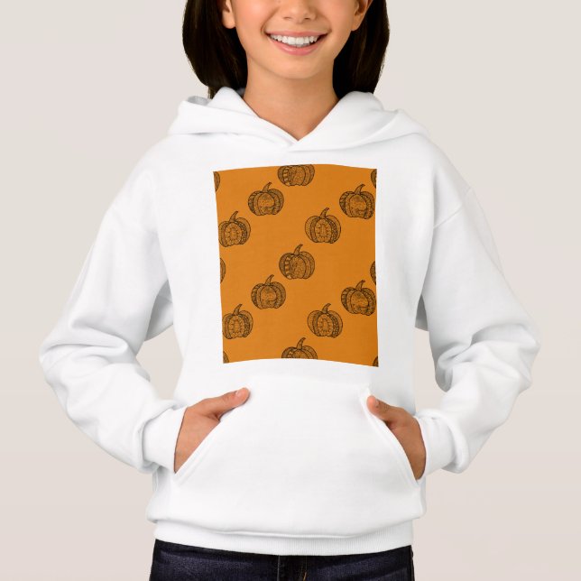 Halloween doodles boho zentangles pumpkins Autumn (Anverso)