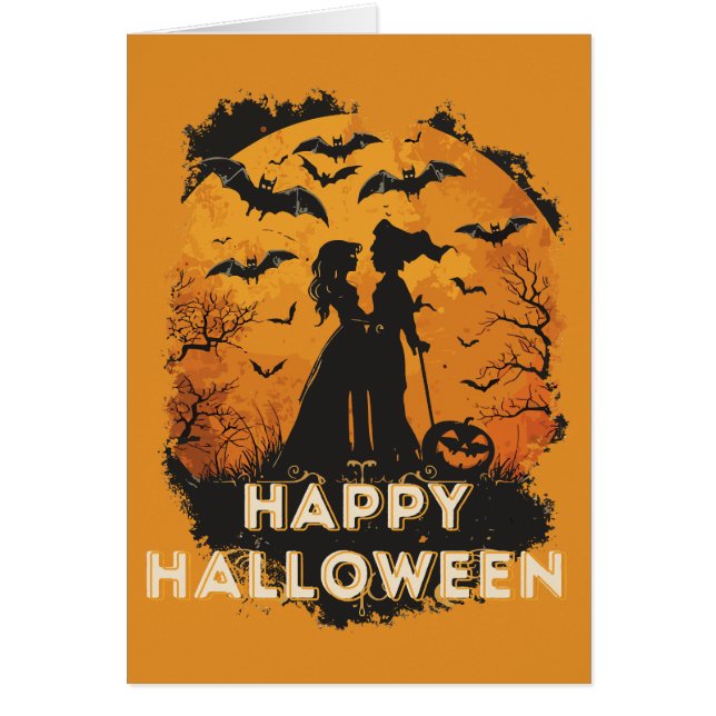 Halloween-Duo im Mondlicht (Frente)