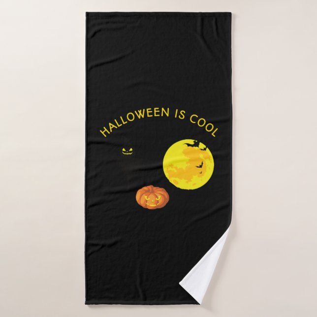 Halloween es genial (Toalla de baño)