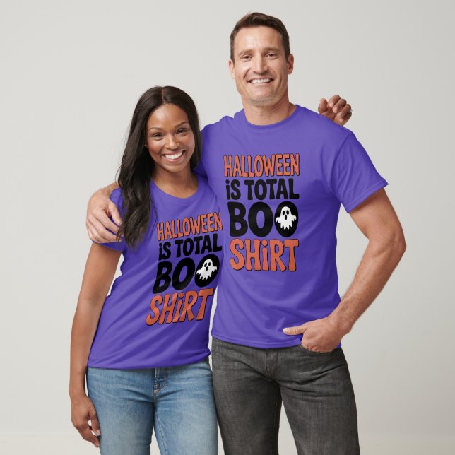 Halloween es un humor total de camiseta de boo (Unisexo)