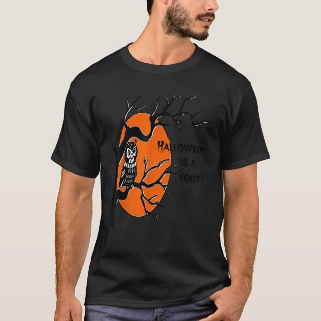 Halloween es una camiseta de lechuza (Anverso)