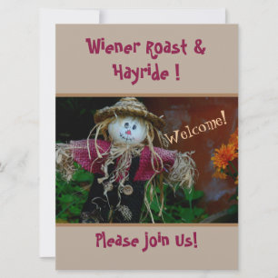 HALLOWEEN / ESPANTAPÁJAROS ADORABLE / INVITACIÓN A