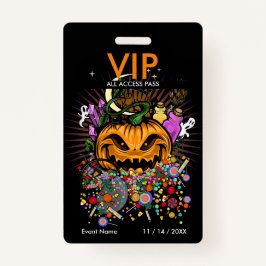 Halloween Evento Tarjeta de acceso VIP para VIP