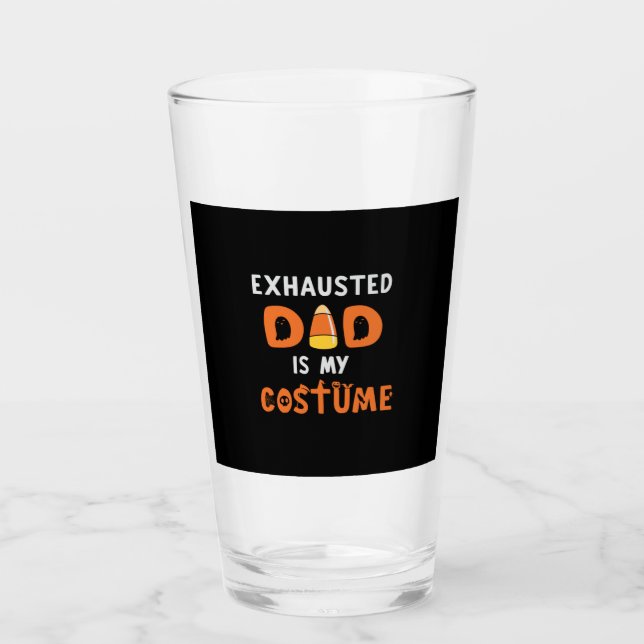 Halloween Exhausted Dad is My Costume Birthday (Anverso)