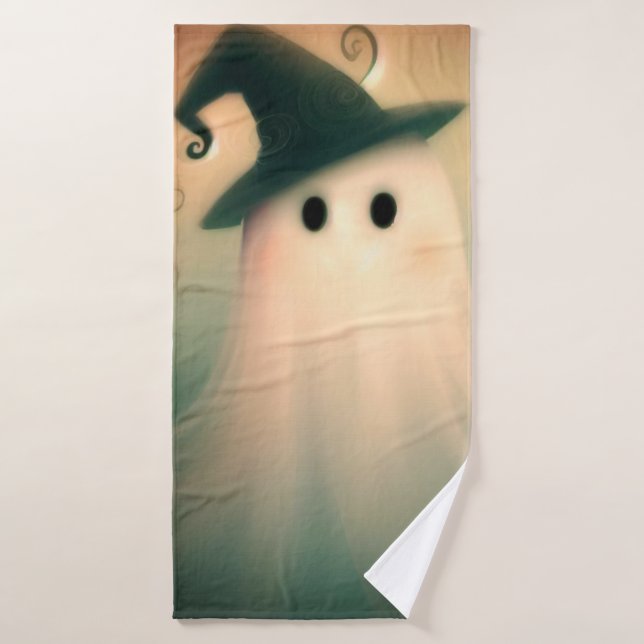Halloween/Fantasma/Caída/Ornamento caprichoso (Toalla de baño)