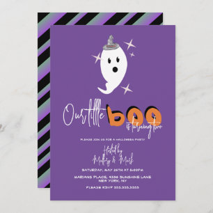 Halloween Fantasma Nuestra Pequeña Invitación De B