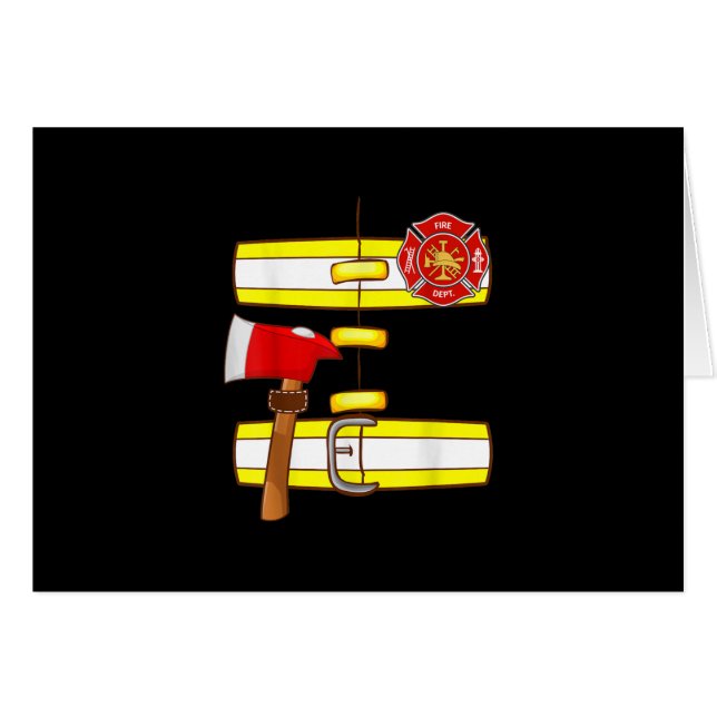 Halloween Firefighter Ventilador de Disfraces Homb (Anverso (Horizontal))